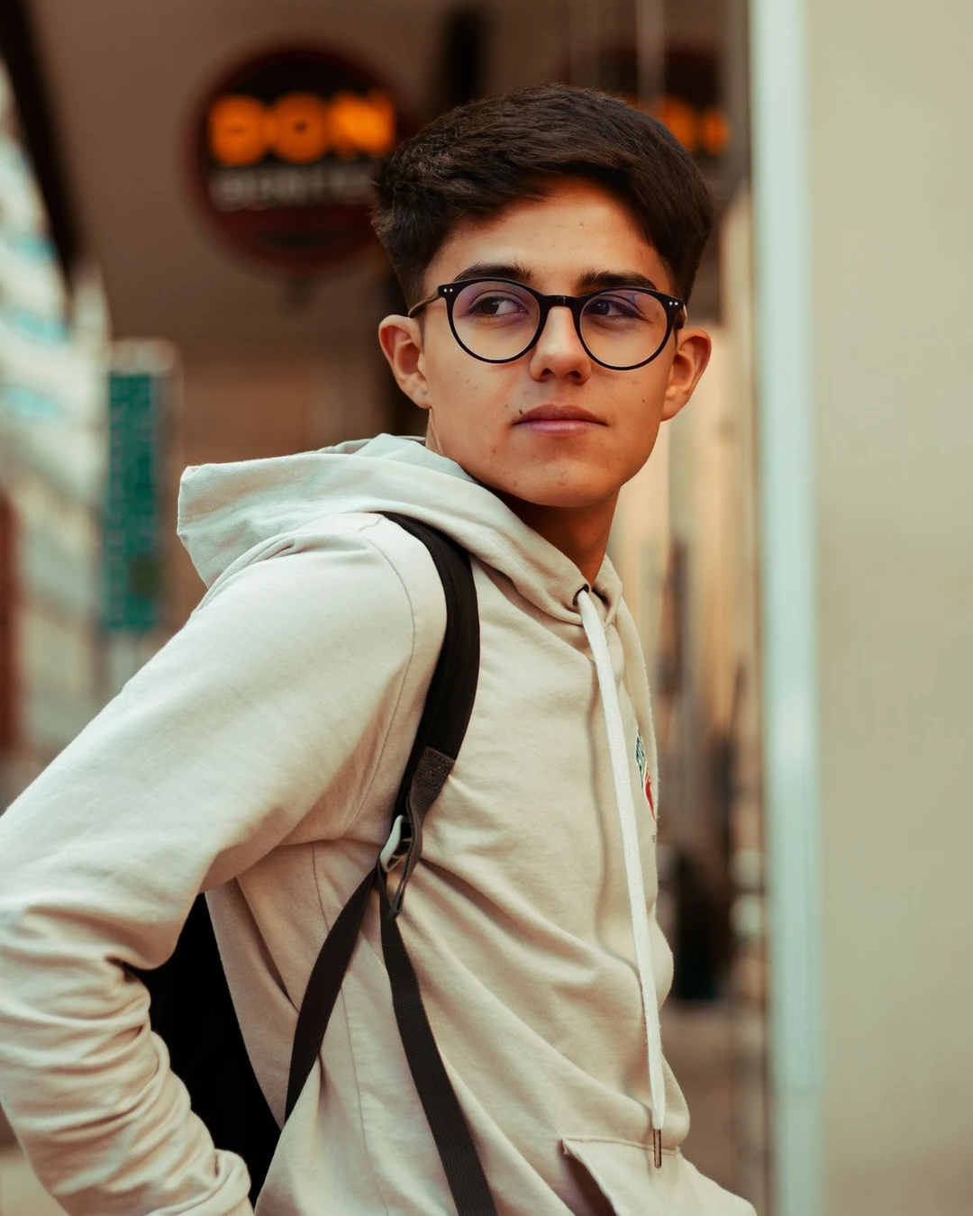 Sesión fotográfica vertical